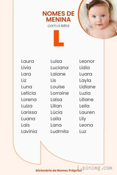Nomes com a Letra L: Descubra os Mais Lindos e Significativos