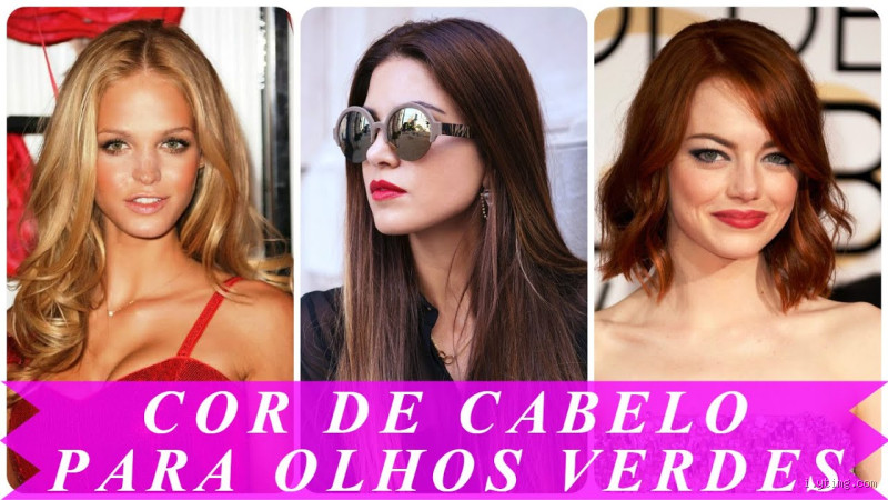 Qual cor de cabelo combina com olhos?