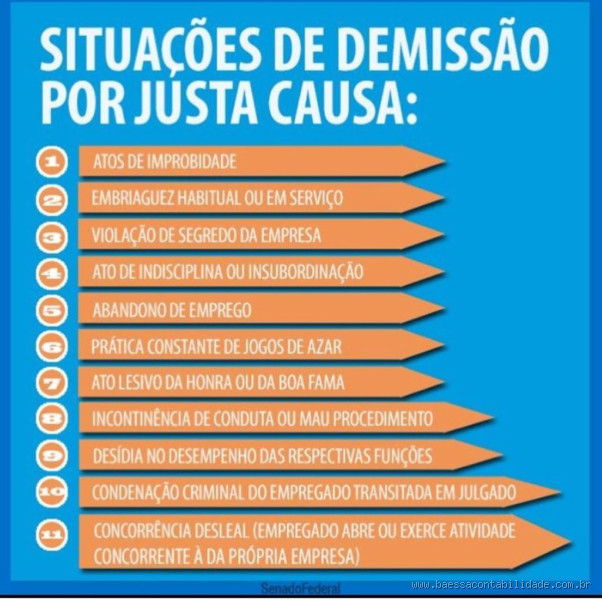 O que pode dar demissão por justa causa?