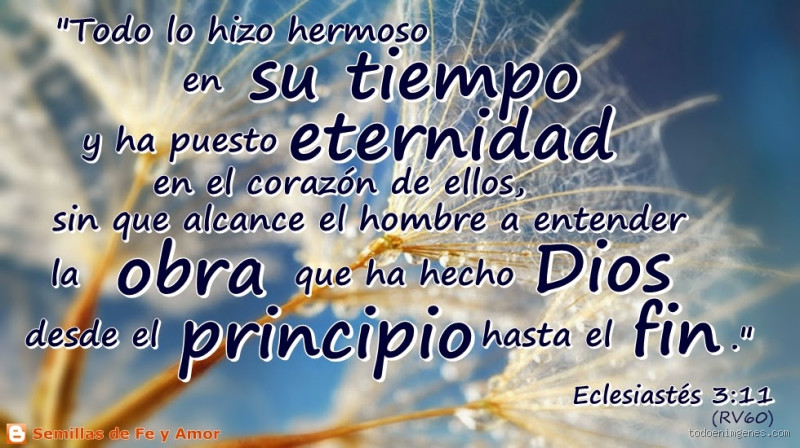 O que quer dizer Eclesiastes 3:11?