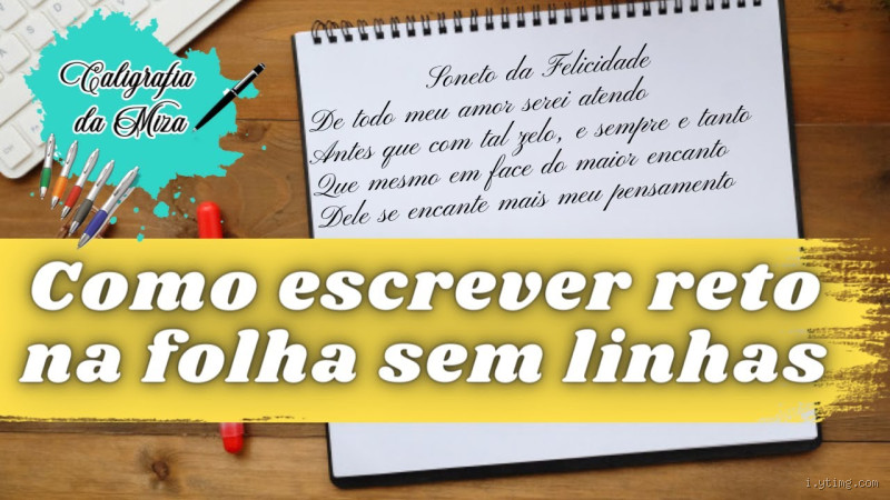 O que significa escrever fora da linha?