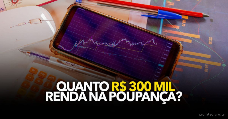 Quanto rende 300 mil na poupança Itaú?