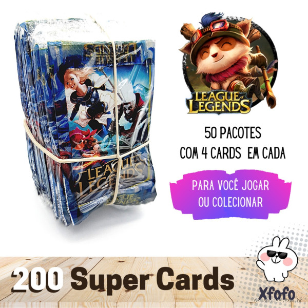 Quantos pacotinhos para vir uma Legend?