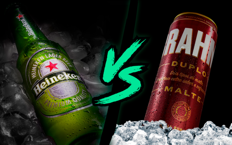 Quem é maior, Heineken ou Ambev?