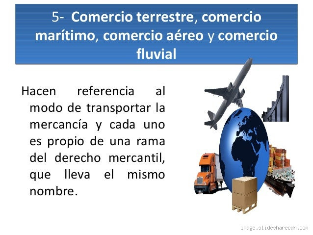 O que é comércio terrestre?