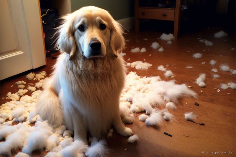 O que passar quando o pelo do cachorro está caindo muito?