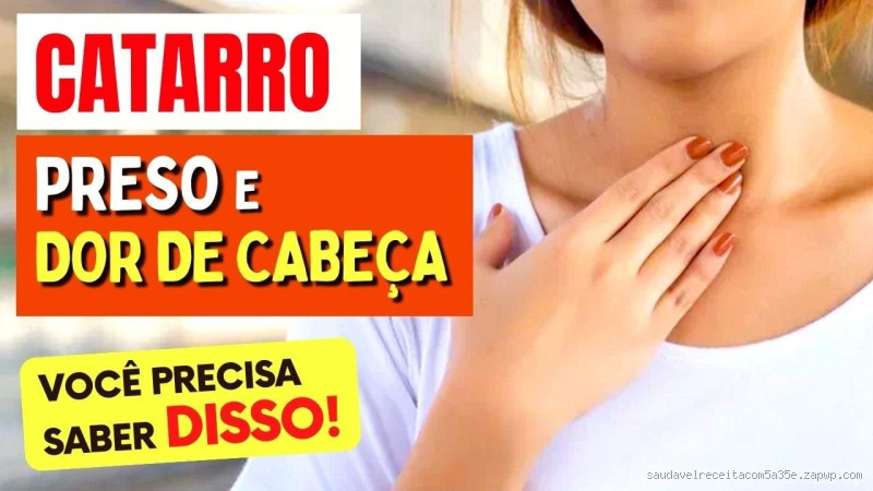Pode acumular catarro na cabeça? Entenda o que acontece de verdade