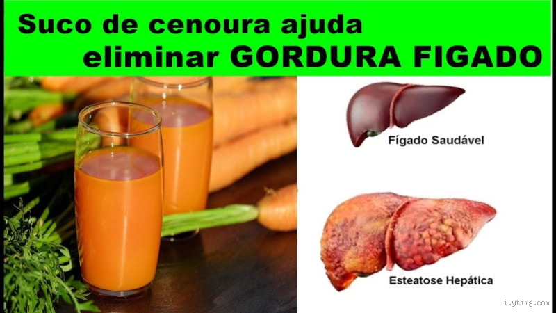 Quem tem gordura no fígado pode tomar suco de cenoura com limão?