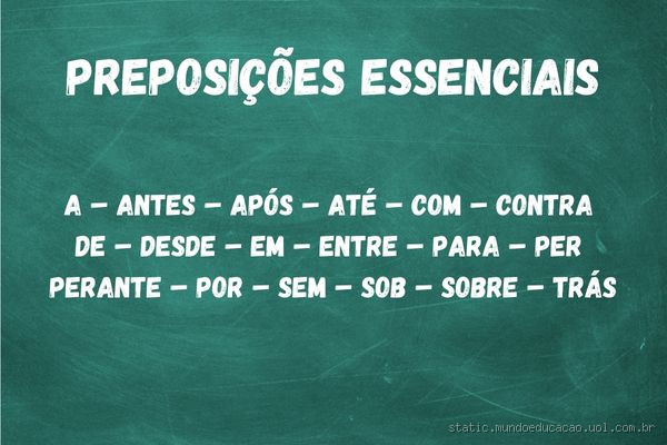 Quais são as 18 preposições? Descubra tudo sobre elas!