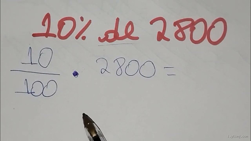 Qual é o valor de 10% de 2800? Descubra com surpresa!