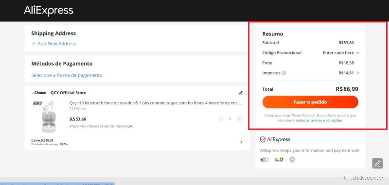 Quem paga o imposto no AliExpress?