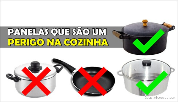Qual panela é tóxica? Descubra quais utensílios evitar na sua cozinha