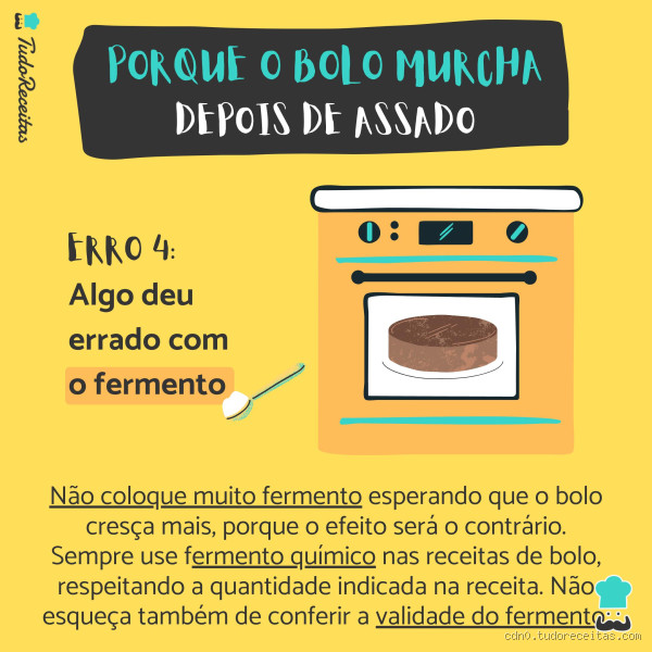 Por que quando o bolo assa e em cima fica uma casca dura?